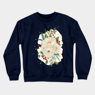 Roses Peony Flower Crewneck Sweatshirt